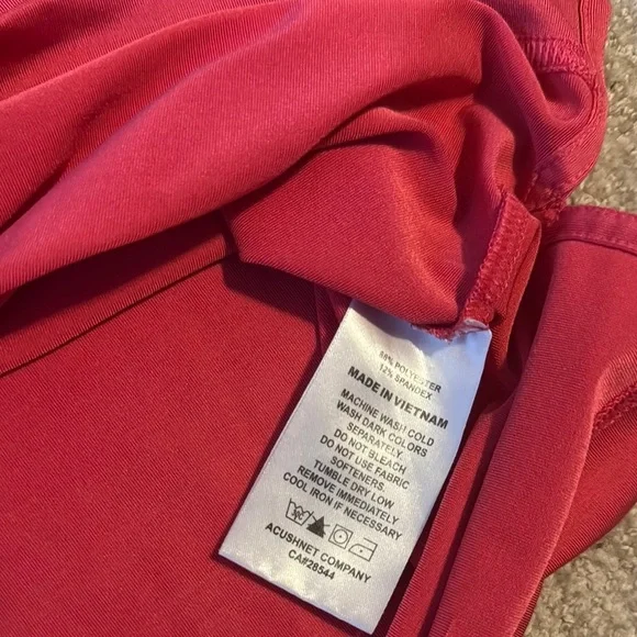 FootJoy Performance Polo Men’s L Red Shirt - Picture 6 of 12